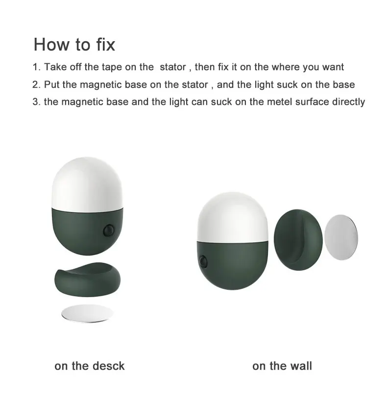 Capsule Sensor Led Night Light Portable PIR Motion Rechargeble Magnetic fixed Wall Lamp Desk Light Stair Corridor Passage Capsule Sensor Led Night Light Portable PIR Motion Rechargeble Magnetic fixed Wall Lamp Desk Light Stair Corridor Passage