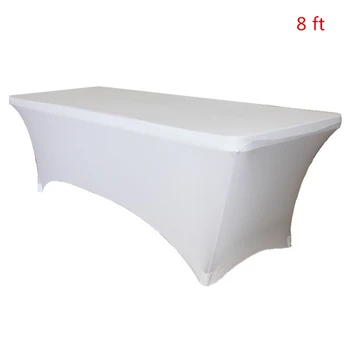 

-Table ClothPolyester Table Cover Stretchable Household Party Table Cover Festive Party Supplies