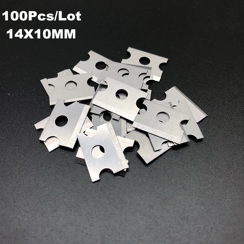 오리지널 네트워크 클램프 블레이드, 24x10, 이더넷 케이블 플라이어 교체 블레이드, Opel 네트워크 전원 케이블, 크림퍼 클램프 액세서리, 100 개