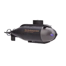 Мини 2-RC гоночная подводная лодка R/C игрушки с 40 МГц передатчик Черный RC Подводная лодка
