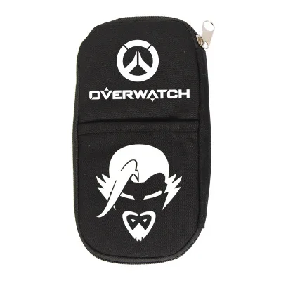 7 OW Overwatch Косплей холщовый чехол карандаш на молнии мультфильм косметичка для макияжа канцелярская сумка подарок - Цвет: 7