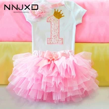 baby girl 1st birthday tutu outfits