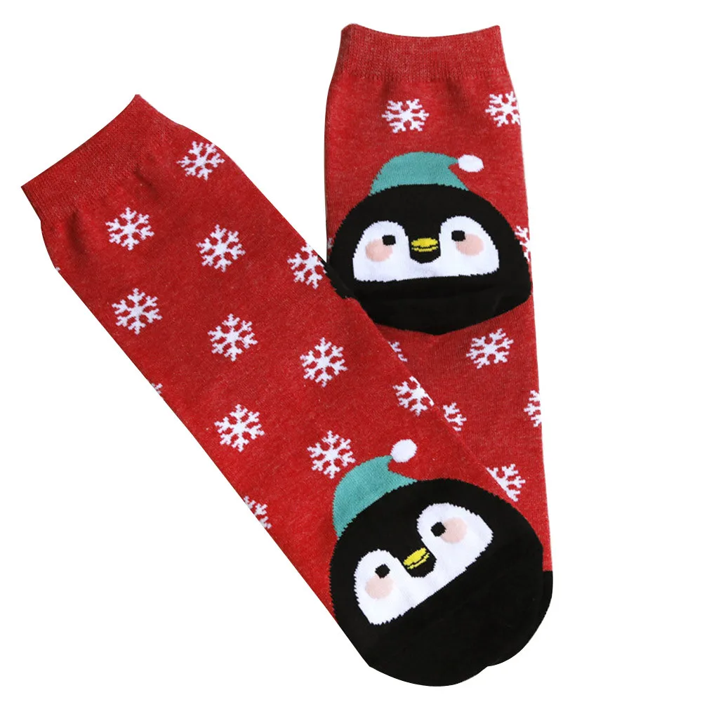 Рождественские носки женские повседневные носки милые носки унисекс medias de mujer чулки женские теплые женские носки, подарок на Рождество