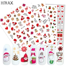 HNUIX, новинка, 3d наклейки для ногтей, цветы, мотивы, лак для ногтей деколь декорации, дизайн ногтей, наклейки для ногтей