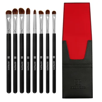 

8 Pcs Professional Makeup Brushes Set Powder Foundation Eyeshadow Eyeliner Make Up Brushes Cosmetics Blending Soft Maquiagem