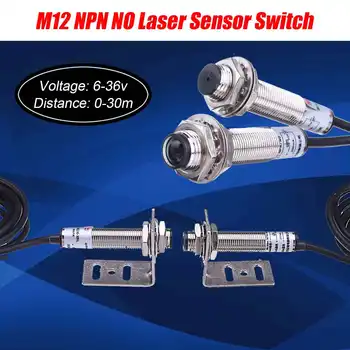 

NPN Laser Photoelectric Sensor Optoelectronic Switch Correlation Infrared Radio Smart Switch Accessories Laser Emitter Receiver