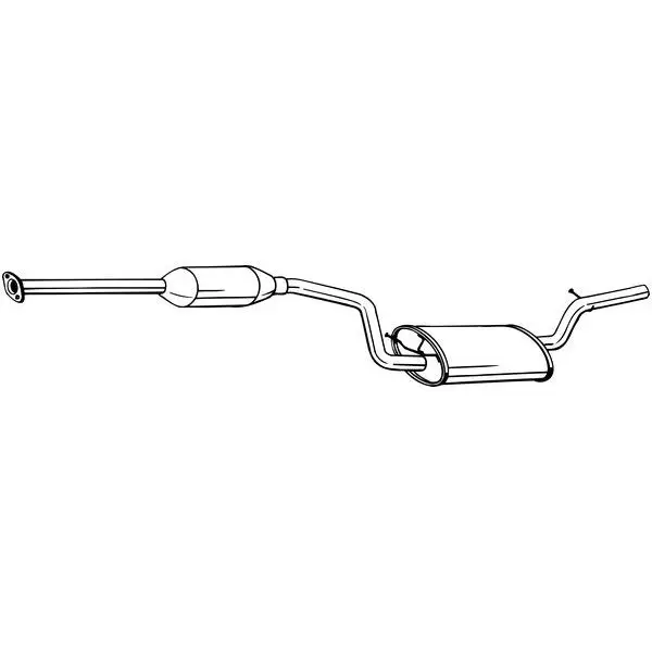 Глушитель задняя часть Mazda 3 1.4/1.6 16V 0308/3 1.6 08-14 BOSAL 288-203