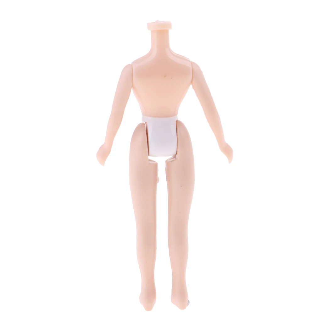7.5cm  Girl Doll Body without Head for Mini Blythe  Replacement Body Parts, Natural Skin