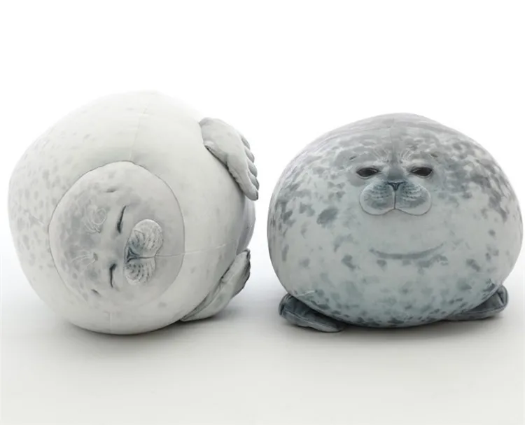 Милый тюлень Лев Плюшевые игрушки 3D новинка животные тюлень подушки мягкие плюшевые тюлени игрушки мягкие плюшевые новоселье вечерние подушки