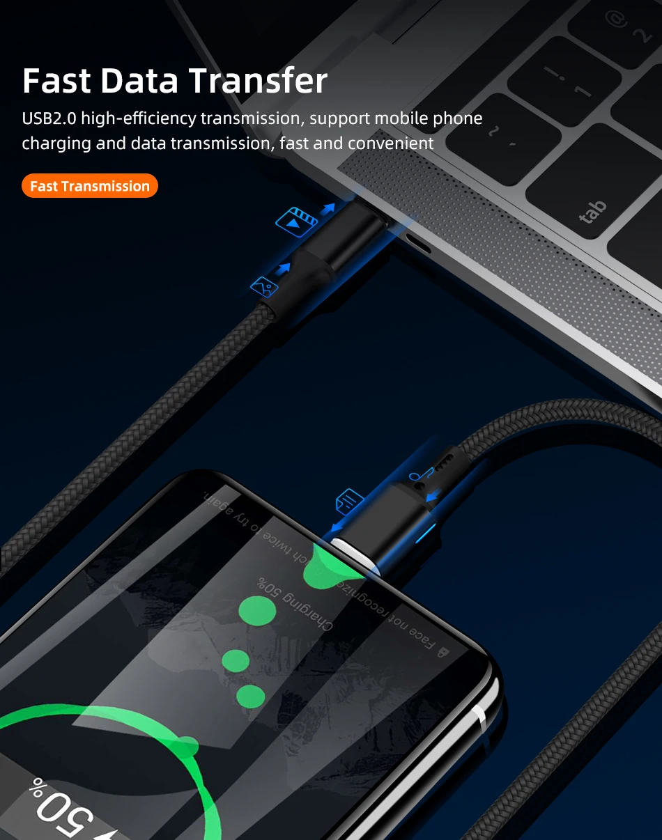 Магнитный кабель usb type-C для samsung Galaxy S9 Plus с поддержкой PD 100W QC4.0 5A Quick Charge 3,0 кабель для устройств type-C