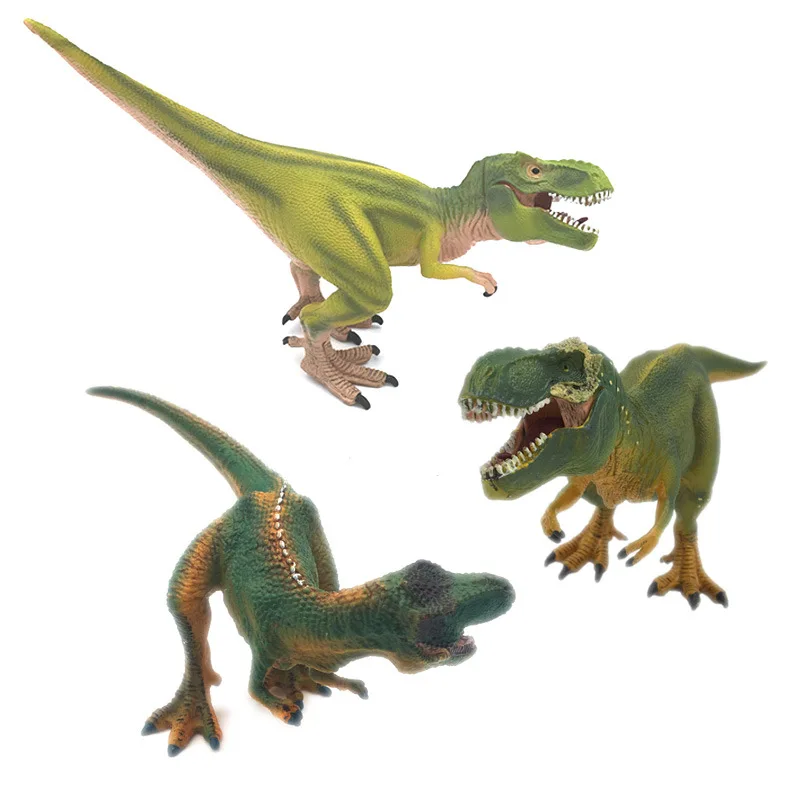 

Green Tyrannosaurus Rex Dinosaur Toy Dinosaur Model Static Model Toy Wholesale