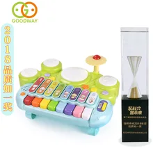 GOODWAY детский электронный игрушечный орган 0-1-3-летние Младенцы Раннее детство обучающее пианино для девочек игрушка для новичков пианино