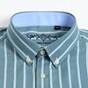 Men Shirt Long Sleeve Regular Fit Men Plaid Shirt Striped Shirts Men Dress Oxford Camisa Social 5XL 6XL Large Sizes Streetwear ► Photo 2/6