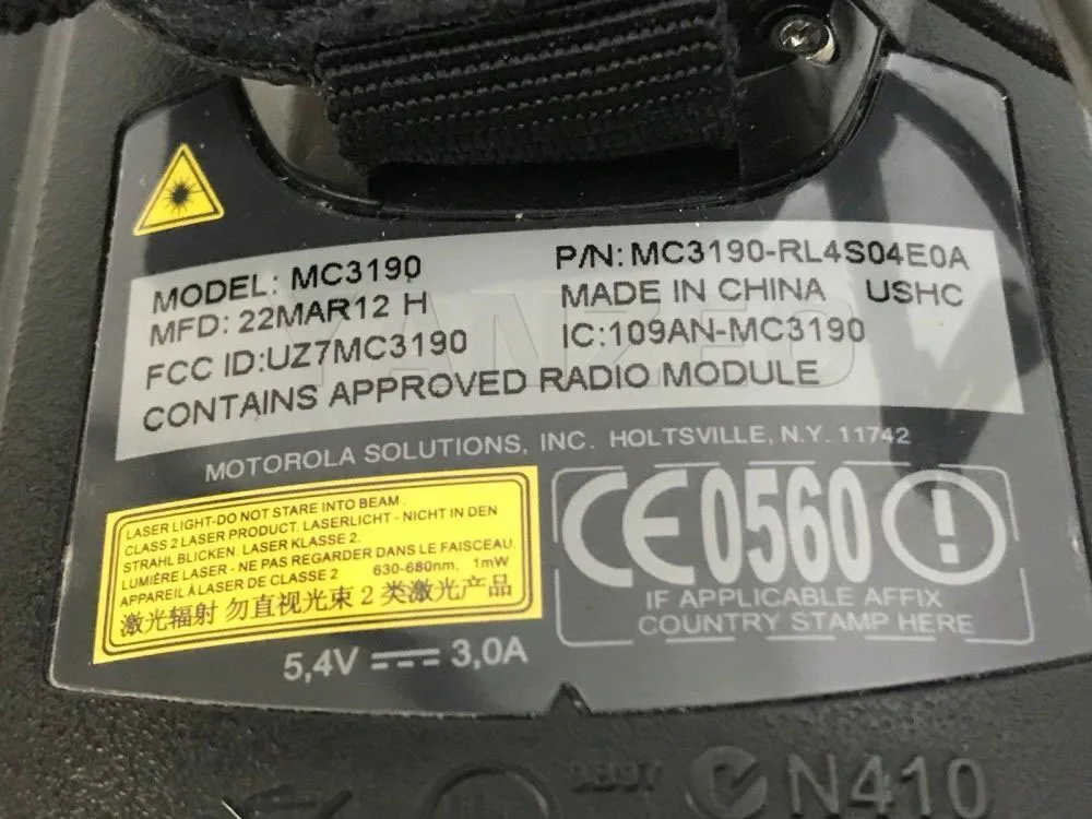 MC3190 R RL4S04E0A для Motorola Symbol 1D Laser 48Key компьютерный сканер штрих кода без
