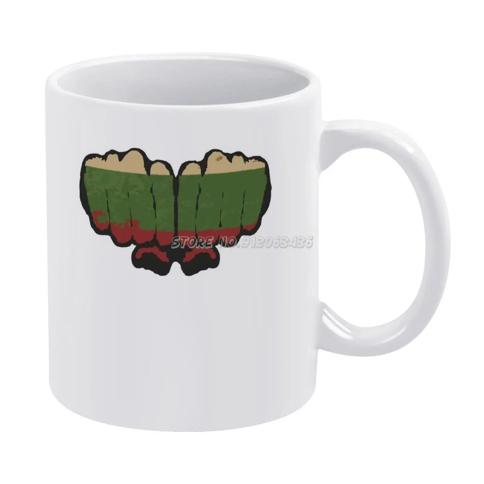 Coffee Mugs Pattern Mug 330ml Milk Water Cup Creative Fathers Day Gifts Soccer Rugby Sports | Дом и сад