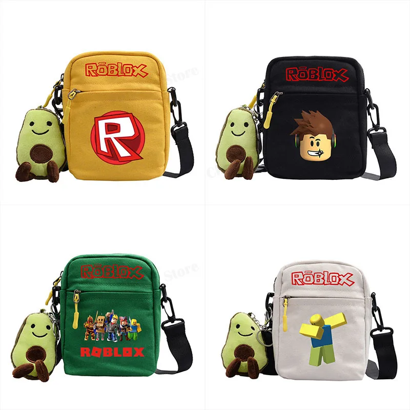 Наплечная Сумка Roblox повседневная кросс-боди холщовая маленькая квадратная с