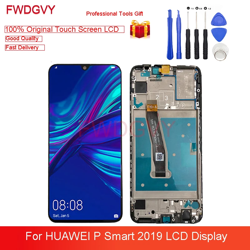 6 21 &quotОригинальный ЖК дисплей для Huawei P Smart 2019 10 Touch с рамкой дигитайзер в сборе