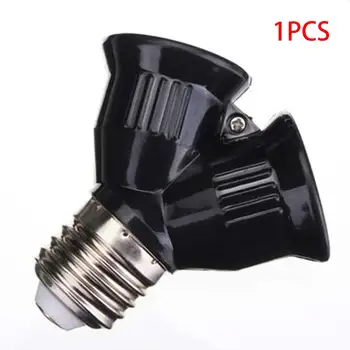 

Easy Install Home Heat Resistant E27 1 To 2 E27 Durable Anti-aging Accessories Fireproof Small Bulb Adapter