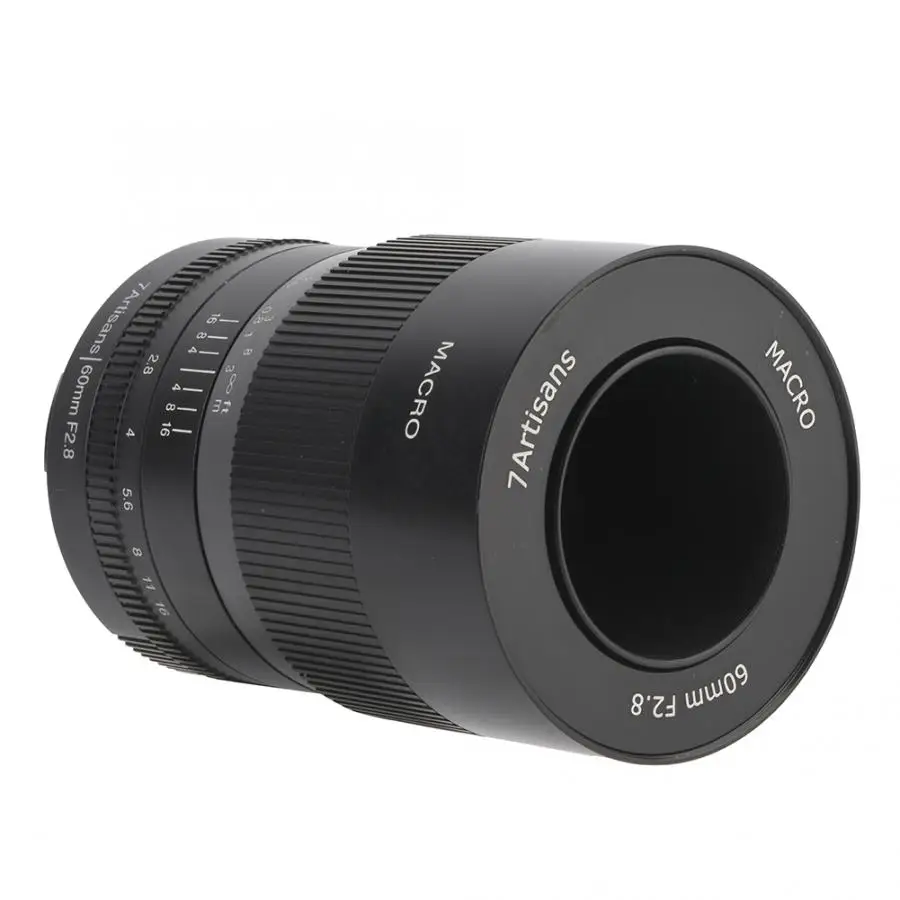 7artisans 60 мм F2.8 APS-C lente para celular ручной макро объектив для Fuji для камеры s объектив камеры