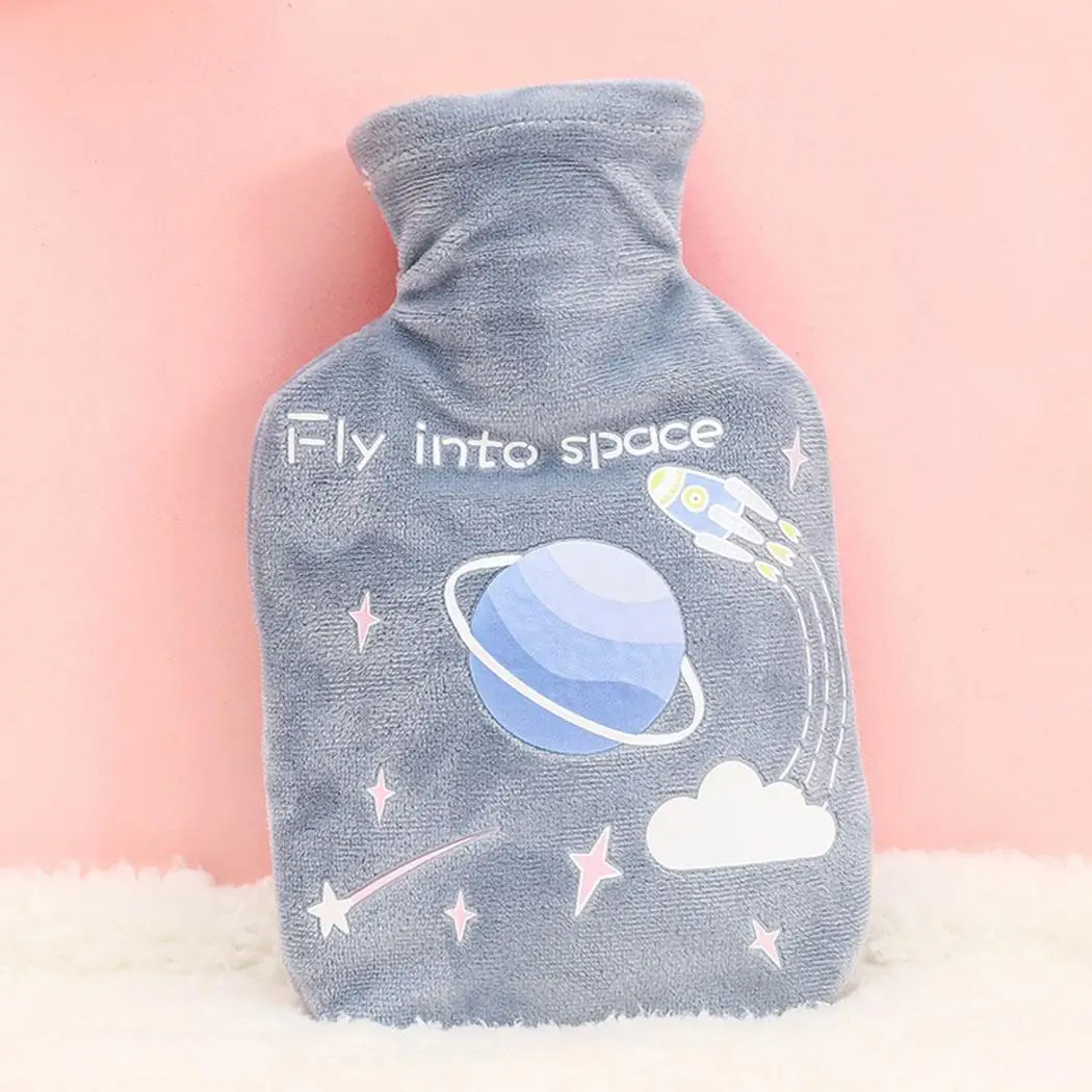 gray planet Новинка; теплая домашняя одежда для детей; теплая ручная работа; как показано на картинке; милый мультяшный мешок для горячей воды - Цвет: gray planet