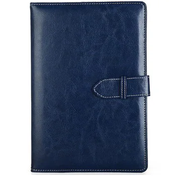 

Office Leather Notebook B5 Daily Planner Agenda Notebook A5 Vintage Business Notepad Note Book Cover Elegant Blue