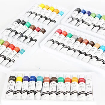 

12/18/24 Colors 5ML/12ML Watercolor/Gouache/Acrylic Paint set for Artist Student Art Supplies Pigment