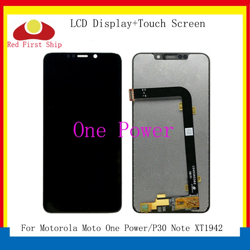 

10Pcs/lot LCDs For Motorola P30 Note XT1942 LCD Display Touch Screen Digitizer Assembly for Moto One Power LCD Replacement