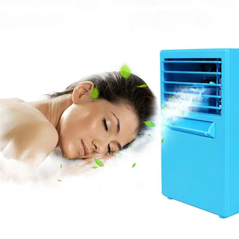 

1 Pc Mini Portable Air Conditioner Fan Personal Desk Table Cooler Office Desktop Fan Compact Air Cooler With EU/US Plug