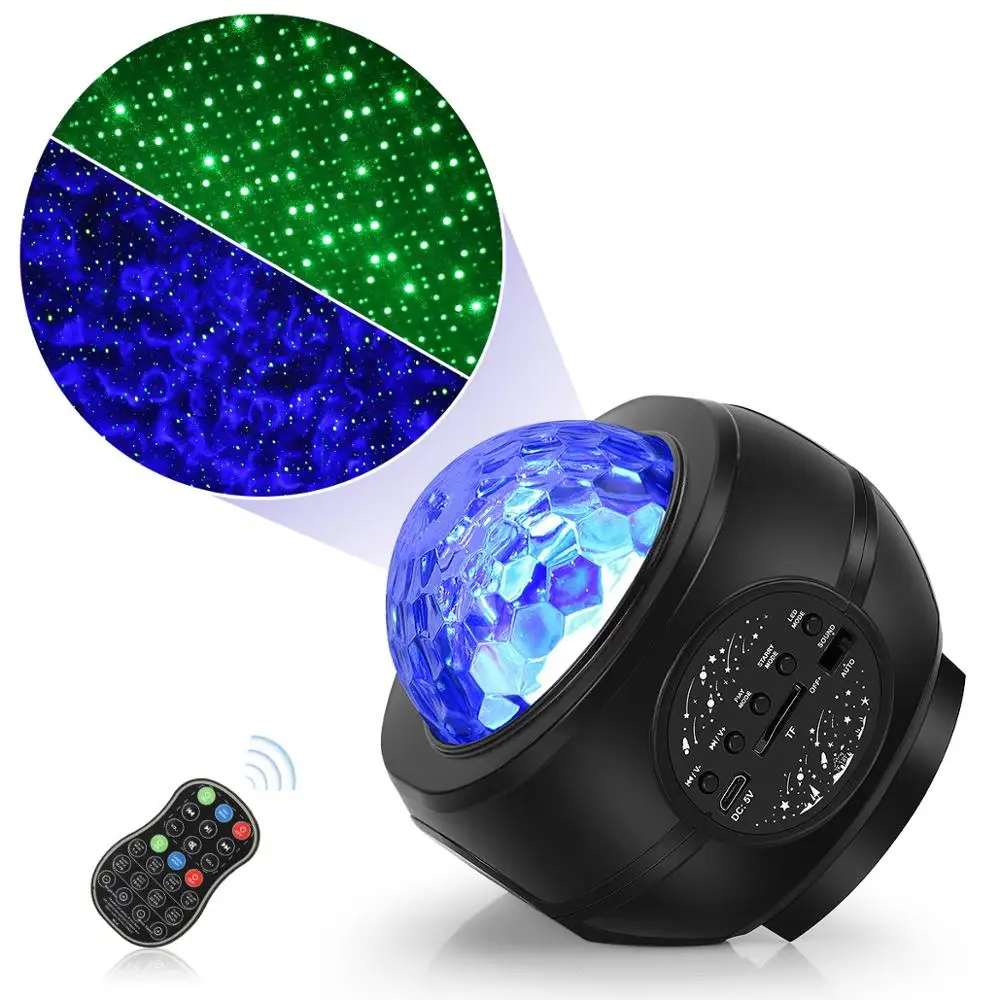 

LED Starry Sky Projector USB Bluetooth Night Lights Colorful Starry Sky Projection Lamp with Remote Control Bar Neon Party Lampe