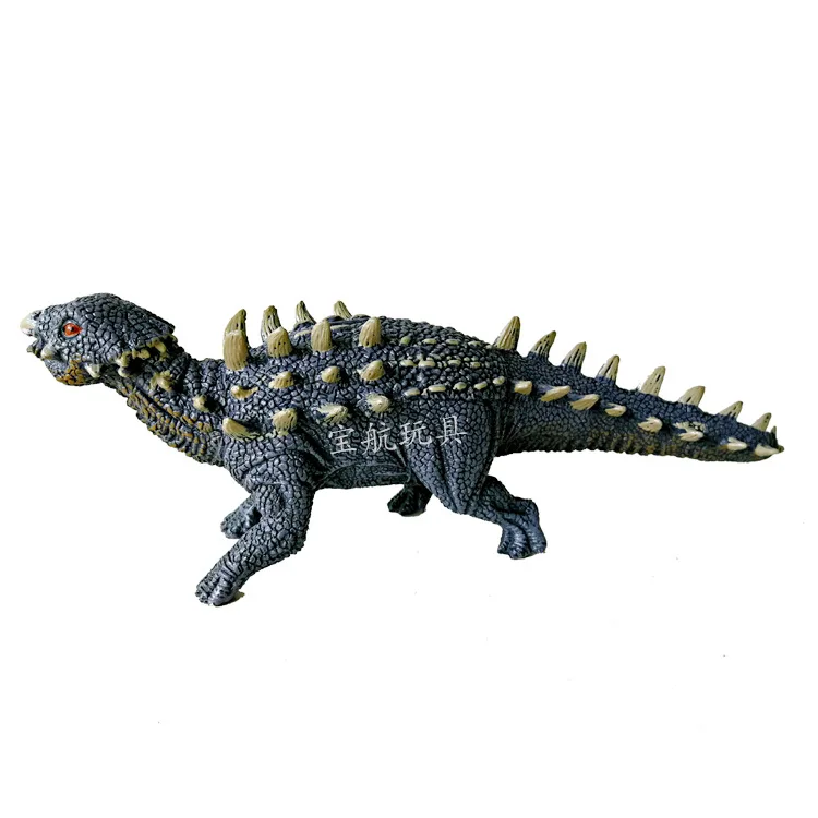 Hot Selling New Style 24cm Solid Prickly Ankylosaurus Manicure Dragon Dinosaur Model Toy