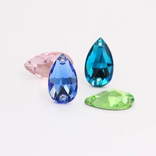 

K9 Glass Drop Crystal Rhinestones for needlework Sewed for Craft Clothing Jewelry Decoration Dress Beads Sewing Diy fabric