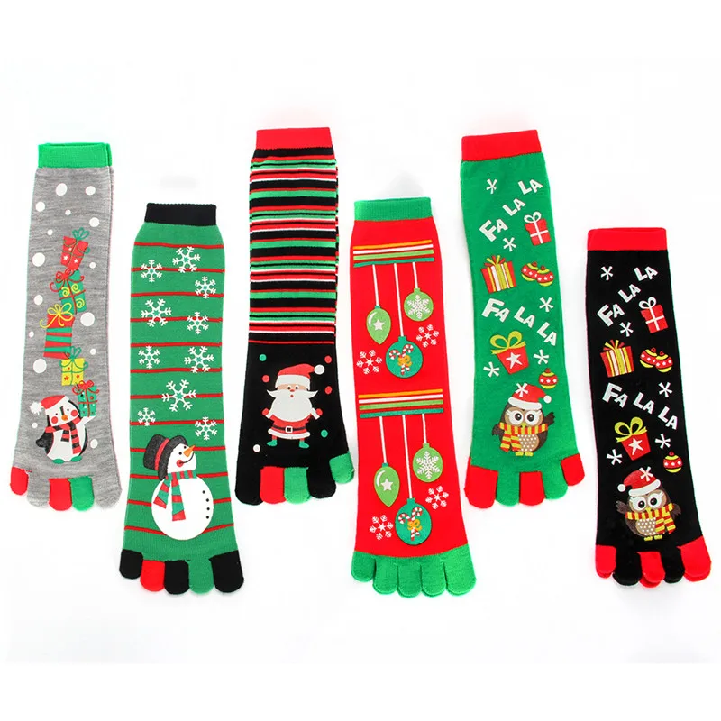 Хлопковые рождественские носки для женщин и мужчин; Новинка; сезон осень-зима; новогодние носки Санта-Клауса с изображением снежного лося