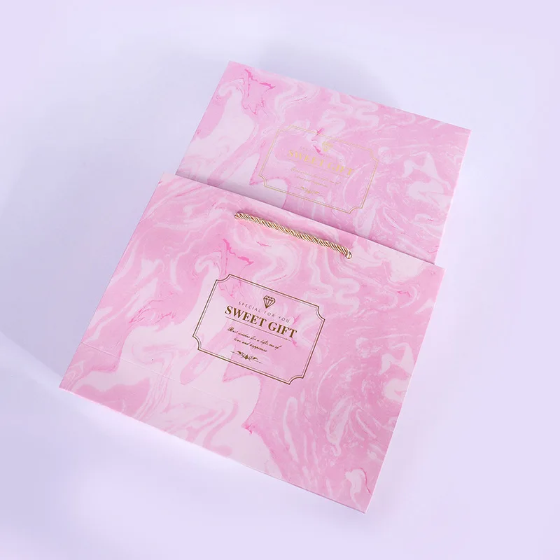 Мраморные подарочные пакеты с ручками вечерние картонные коробки cajas para dulces бумажные пакеты для подарков подарок для невесты коробка упаковка ba