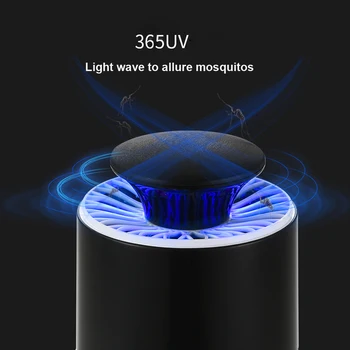 

Hot Electric Mosquito Killer USB Mosquito Killer Lamp LED Bug Zapper Anti Mosquito Lamp Insect Trap Lamp Killer Pest Control Whi