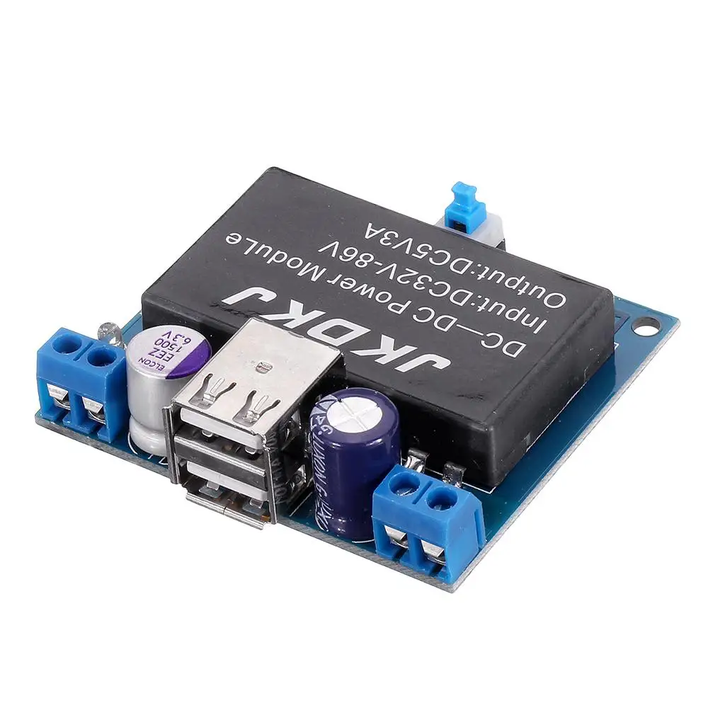 5V 3A USB DC36-86V изоляция батареи электромобиля понижающий анти-помехи Регулируемый Модуль питания