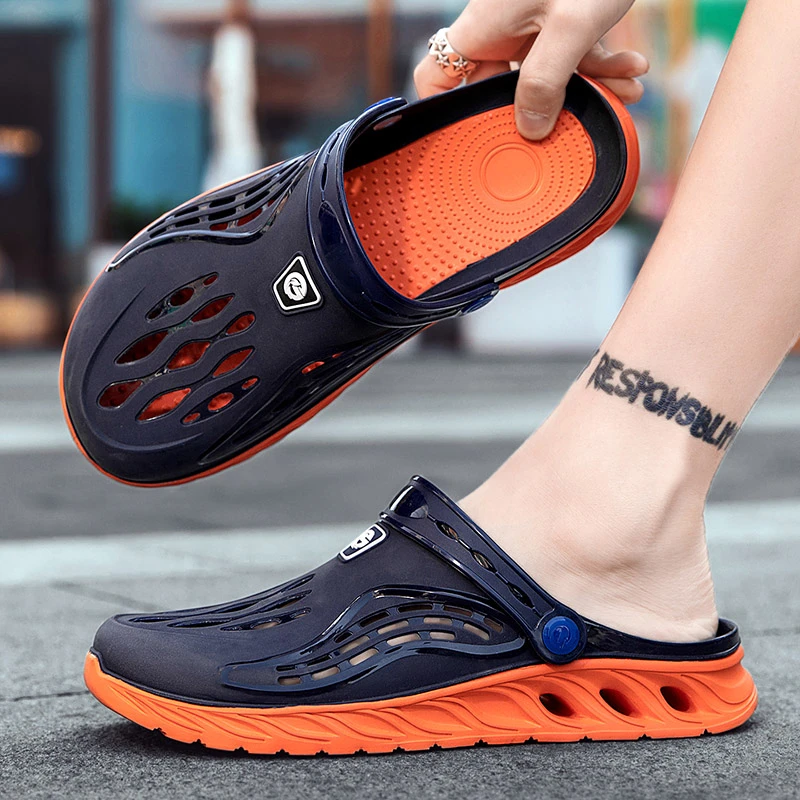 Sandalias de verano de alta calidad para hombre, calzado deportivo resistente al agua, suela de goma, para exteriores, de hombre| - AliExpress