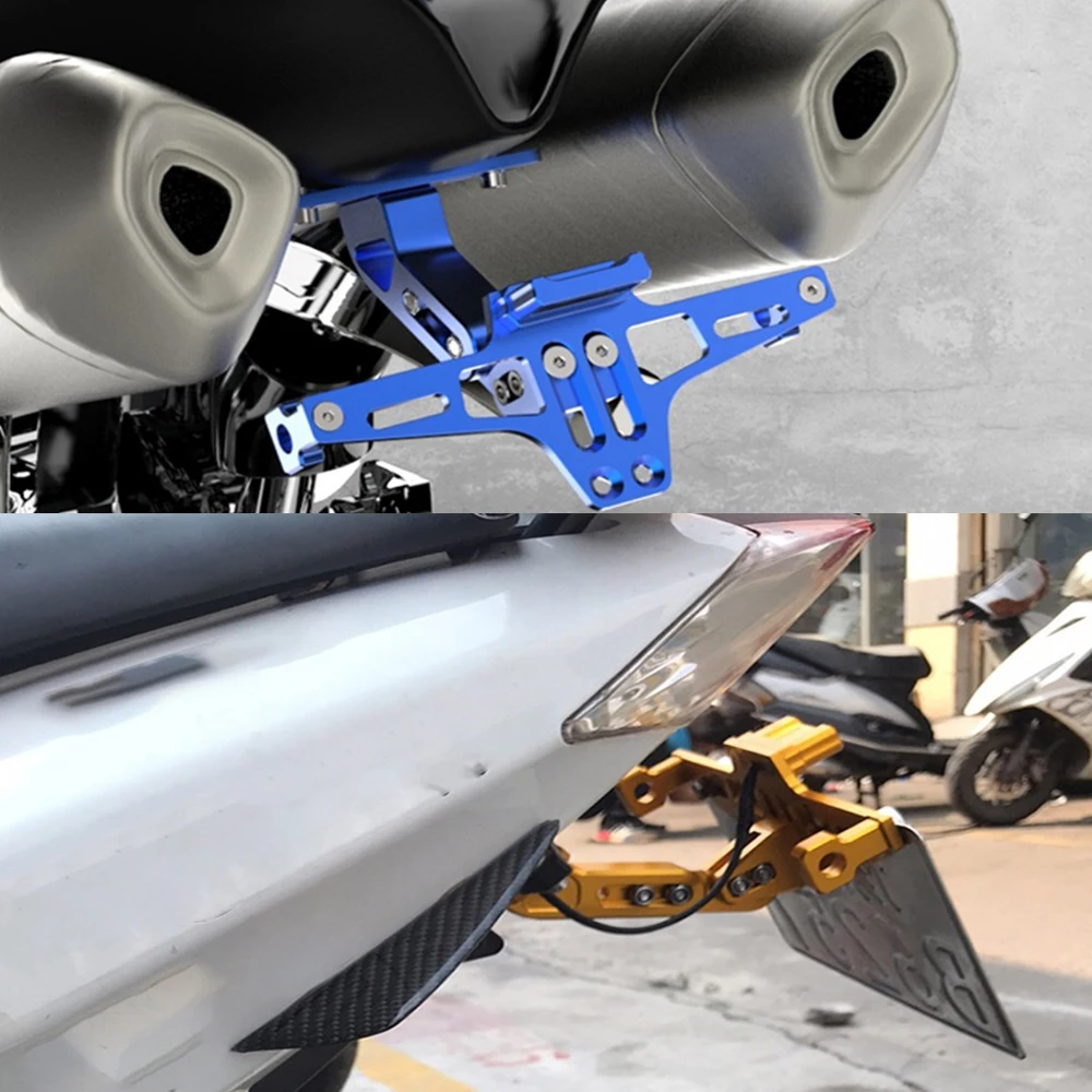 Для Yamaha FZ6R FZ8 fz 1 09 6 fzr 400 FZ1 FZ6 FAZER CNC ДЕРЖАТЕЛЬ заднего номерного знака мотоцикла и