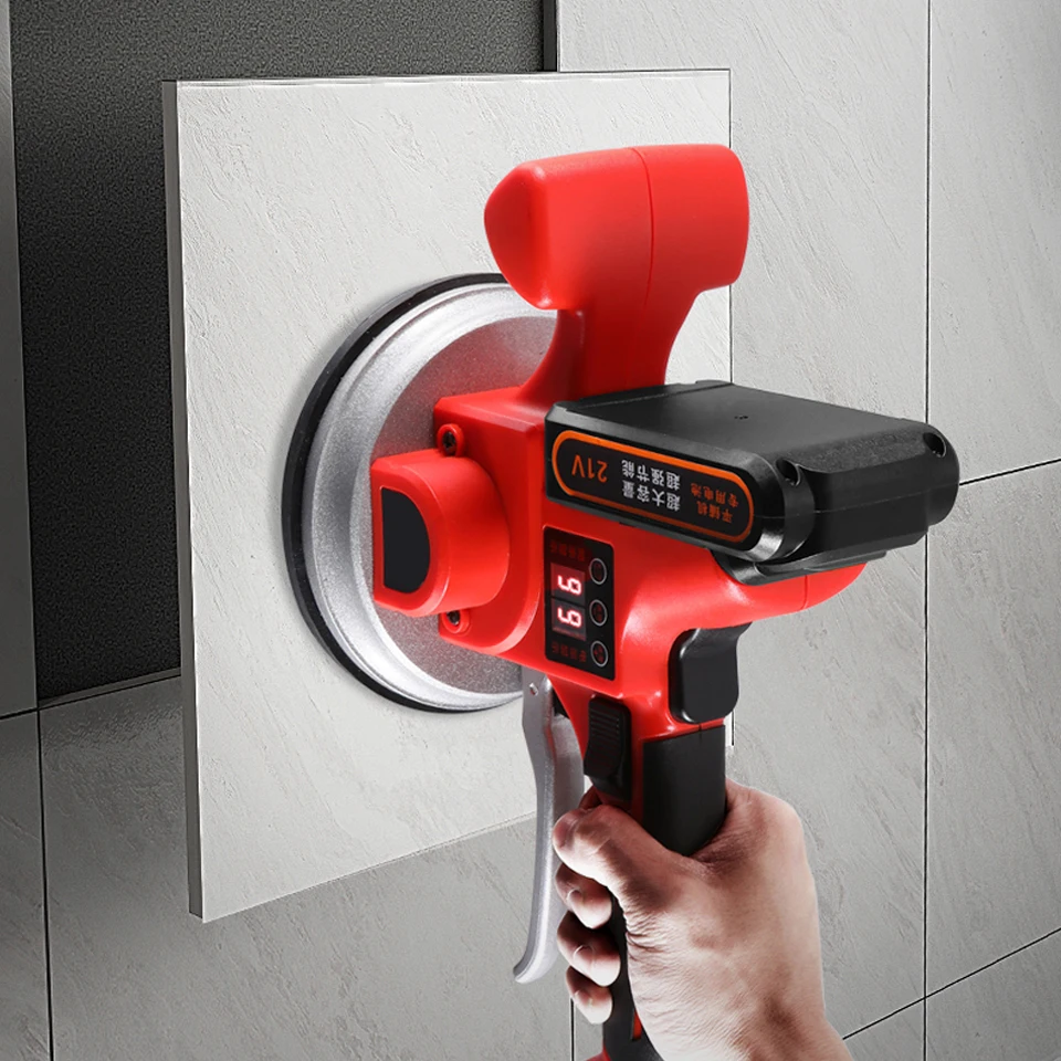

21v Tile Vibration Machine Digital Display High Frequency Ceramic Tiles Tools Construction Tool Tile Leveling System