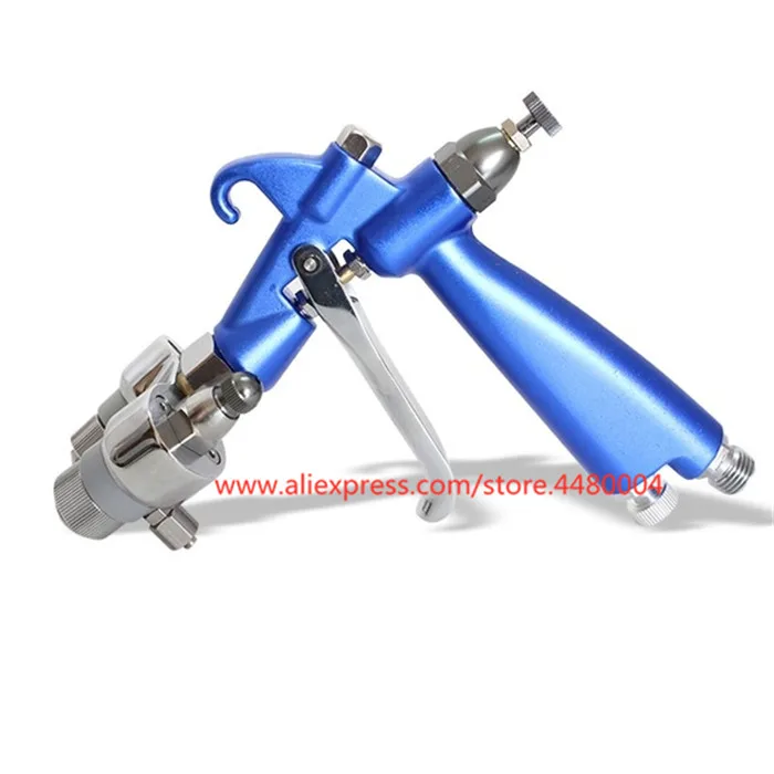 High Quality Double Nozzle Nanometer Spray Gun Air Brush HVLP Sprayer Paint Spray Tool Air Compressor Two-Component Nozzle