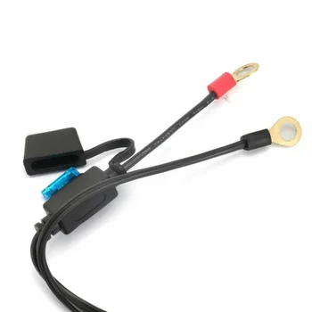 

Motorcycle Battery 12V Ring Terminal Harness Connector Charger SAE Adapter New
