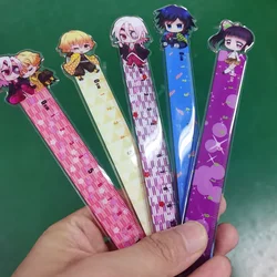 Anime Demon Slayer, Kimetsu No Yaiba, Tsuyuri Kanawo, Hashibira, Inosuke, Agatsuma, Zenitsu, figura acílica, regla de medición, papelería