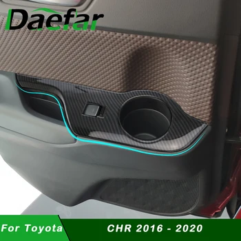 

Car Inner Door Handle Cover Window Lifts Button Trim Sticker for Toyota C-HR CHR C HR LHD RHD 2016 -2020