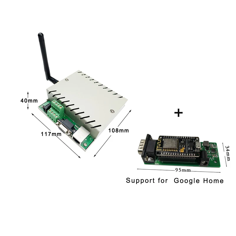 4CH работа с Google Home Amazon Alexa голосовой модуль WiFi модуль автоматизации умного дома пульт дистанционного управления - Комплект: H4W-Google