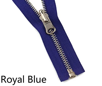 Royal Blue Meetee 2 шт. 60-150 см 5# металлическая вращающаяся застежка-молния с открытым концом для пуховика двусторонняя молния голова пошив одежды «сделай сам» Аксессуары - Цвет: Royal Blue