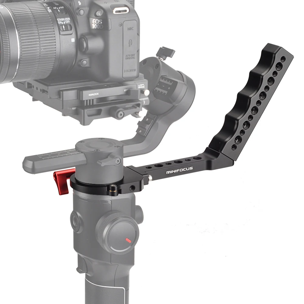 Neck Ring Mounting Extension Arm Holder w Cold Shoe Mount