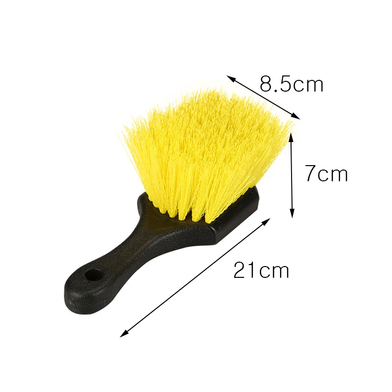 8.5 in. Short-Handled Scrub Brush with Non-Scratch Soft Bristles