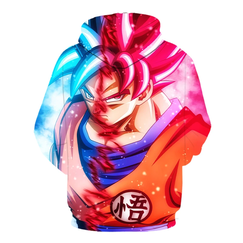 Dragon Ball Z Goku 3D Толстовка с капюшоном, пальто, мужские и женские свитшоты, 3D толстовки, пуловеры, верхняя одежда, куртка с капюшоном, спортивные костюмы, уличная толстовка с капюшоном