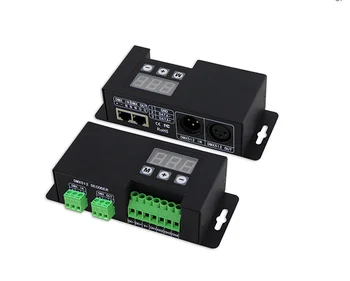 

3 years warranty CC 4 CH 36v rgbw led 48v dmx led controller DMX512 decoder