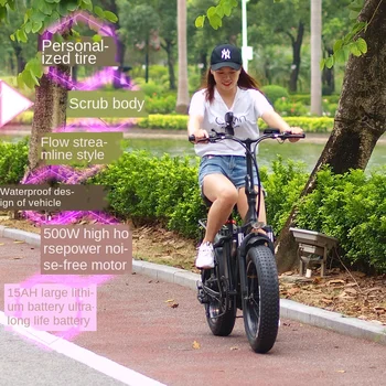 

LG battery folding R8 self-supporting Beach power snow tyre wide 48V battery lithium motorcycle product adult general purpose
