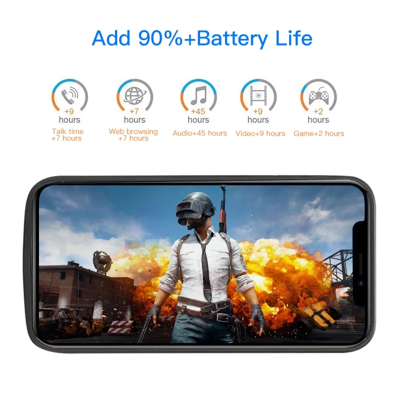 Чехлы для зарядки аккумуляторов iPhone 11, 6000 мА/ч, перезаряжаемый внешний аккумулятор, зарядное устройство для IPhone 11/11 Pro/11 Pro Max